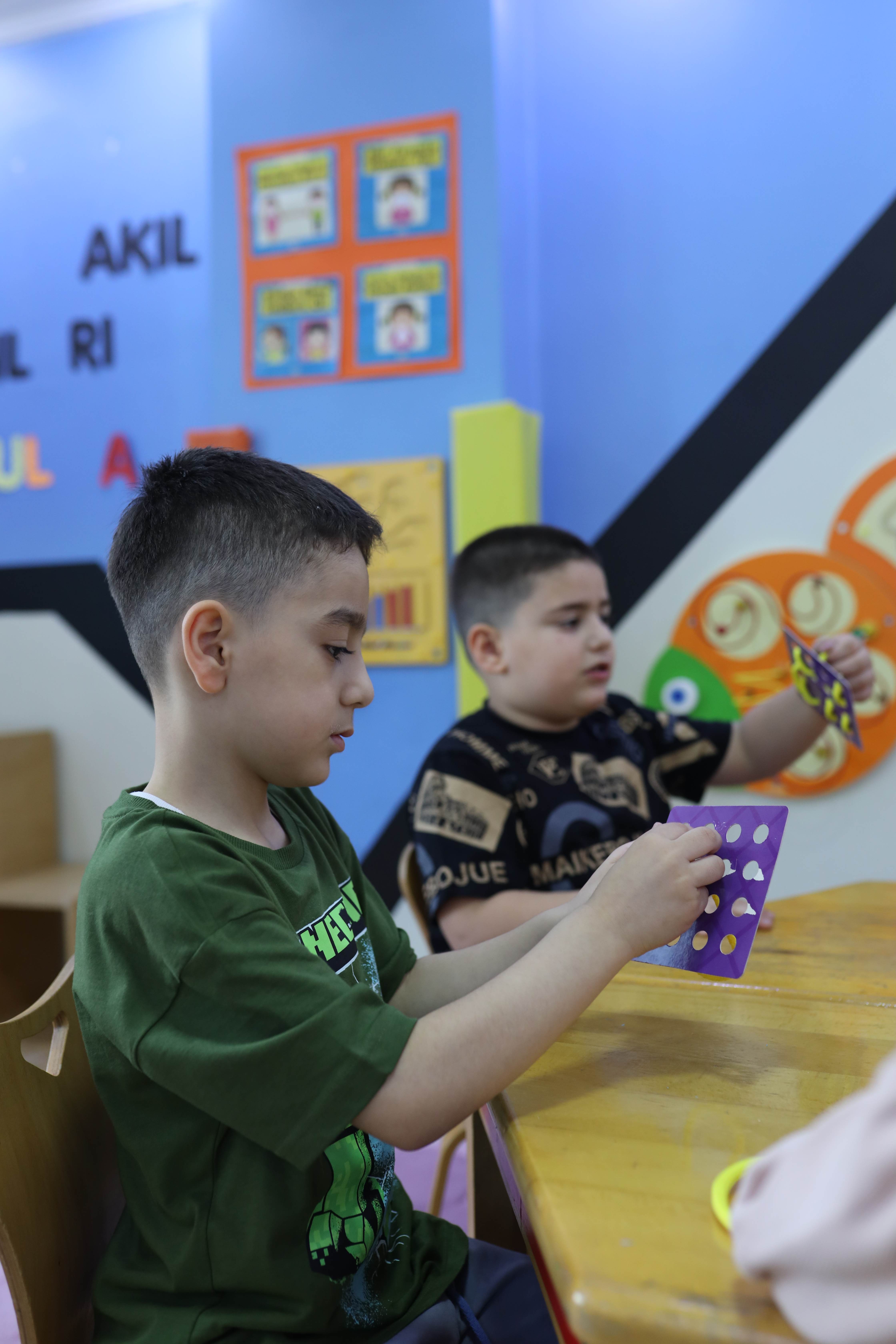 Özel Yeşil Zümrüt Anaokulu Sınıf Etkinliği - Sanat Çalışması